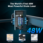[EU/US/UK Direct]LONGER Laser B1 40W Diode Laser Engraving Machine 450x440mm Large Area 48W Power High Speed Cutting Tool Engraver