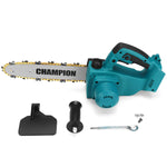 Drillpro 10Inch Cordless Brushless Electric Chain Saw Woodworking Wood Cutter For Makita Battery W/ Plastic Box