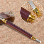 Woodworking Stone Knife Carbide Engraving Chisel Set with Split Stamp Knife with a Portable Bag for Seal Engraving Stone Letters