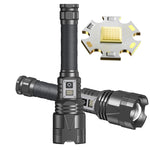 XHP360 6000LM Strong Light LED Flashlight TYPE-C USB Digital Battery Display Highlight Strong Light Long Range LED Torch