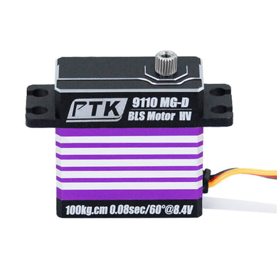 LinkMejor 9110 MG-D 100KG 0.08/Sec High Torque Digital RC Servo for Turbojet Aircraft Models