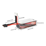 2PCS BETAFPV XT30 LAVA 2S/3S/4S 450mAh 75C Battery for Meteor85/Pavo Pico/Pavo20/Pico FPV Drones
