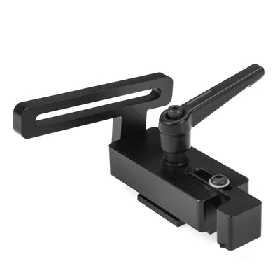 LinkMejor Aluminium Alloy Miter Track Stop Fixed T-Slot Track Woodworking Limiter for 30mm 45mm Manual T-track Woodworking Tool