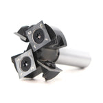 12mm 1/2 Inch Shank CNC Spoilboard Surfacing Router Bit 1-1/2" / 38.1mm Cutting Diameter Milling Cutter with Cemented Carbide Insert Woodworking Bits Insert-Style Indexable Cutter