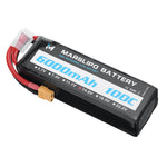 LinkMejor 14.8V 6000mAh 100C 4S Lipo Battery XT60 Plug for RC Drones