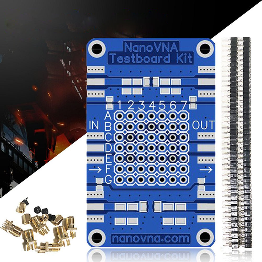 NanoVNA Testboard Kit VNA Vector Network Analysis Test Demo Board J8