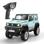 TRASPED HG4-210 RTR 1/16 2.4G 4WD RC Car for SUZUKI JIMNY Rock Crawler LED Light Simulated Smoking Sound Metal Gears Oil Filled Shocks Drive Shaft Wheel Rims Off-Road Climbing Truck Vehicles Models Toys