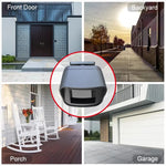 Tuya Smart WiFi Outdoors Waterproof Detector Motion Sensor Remote APP Notifications Compatible with Alexa
