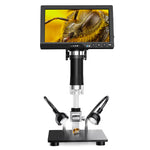 PM070 7 Inch Digital Microscope Lens separation design IPS LED Lights Adjustable Brightness Type-C USB 2.0 Multilingual Suppot for Windows Ma