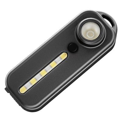 Smiling Shark JD-006 Rechargeable Shoulder Light COB Floodlight with Back Clip Type-C Charging Waterproof 5 Lighting Modes Security Patrol Emergency Flashlight