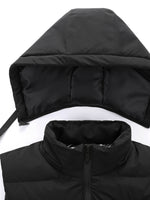 LinkMejor HT-11 11 Areas Unisex Heated Hooded Vest Unisex 3-Gears Temperature Control USB Electric Thermal Vest Winter Outdoor Warm Clothing