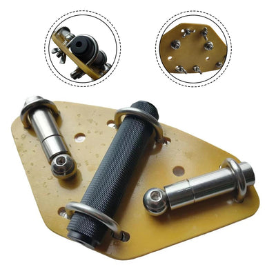 14-50MHz Shortwave Pull Rod Positive V-type Bottom Plate Connected Tripod Thread Signal Receiving Accessories