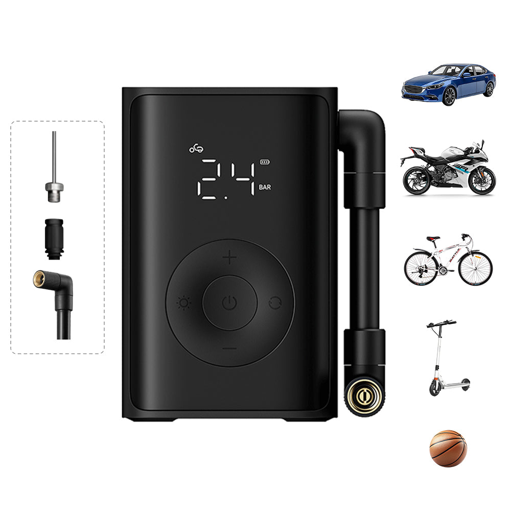 Xiaomi Mijia Home Portable Air Pump 3 - 150PSI Inflation, 2000mAh, 240g Ultra-Light, Preset Accurate Pressure and Micro-margin display, Suitable for Xiaomi SU7,YU7,SU7 Pro Car