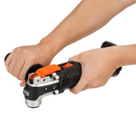 1380W 6000-25000 RPM Cordless Osillating Multi Tool 4° 6 Speed Polishing Trimer Tool For Makita 18V Battery