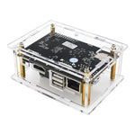 Kickpi K2B Motherboard Shell k2b Acrylic Protective Shell K2B Allwinner H618 Development Board Transparent Box Compatible with Orange Pi RV2 Board
