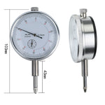 LinkMejor Mechanical Dial Test Indicator Gauge 0-10mm Range 0.01mm Precision with Universal Magnetic Base for Accurate Measurements Industrial Quality