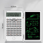 LinkMejor 6 Inches Scientific Calculator with LCD Writing Tablet and 240 Functions Professional Calculators for School Students Office Assistant