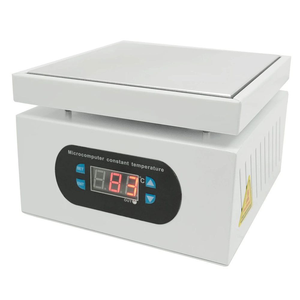 BY1515 500W Electric Heating Plate Microcomputer Controlled Soldering Station 150x150mm 0-400°C Fast Heating Even Heat Distribution PCB Repair LED Welding