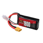 LinkMejor 2S 7.4V 1800mAh 120C 13.32Wh LiPo Battery XT60 Plug for RC Drone