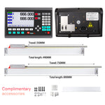 LinkMejor YH800-2 Digital Display Ruler YE Optical Linear Scale with IP54 Protection High Precision Versatile Use for Milling Machines Lathes and More Imported Parts Large Screen Display Reliable Meanwell Power Supply