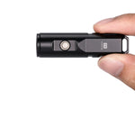 LinkMejor Aurora A3x 6063 Aluminum EDC Flashlight XP-G3 /Nichia 219C USB Rechargeable Waterproof Mini LED Keychain Light