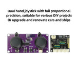 8-Channel 2.4GHz Wireless Remote Control Module Kit with Dual-Thumbstick Design for DIY Remote Control Cars And Boats