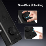 LinkMejor BA2L5 bluetooth Smart Lock NFC IC Card Tuya App Remote Unlock Doorlock for Glass Door Wooden Door