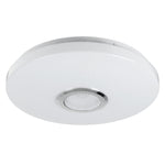 LinkMejor LED Ceiling Light Music Speaker Lamp Bluetooth APP + Remote Control Bedroom Smart Ceiling Lamp