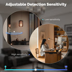 MOES SVL01-Z Tuya Zigbe Smart Human Presence Switch 10GHz mmWave Radar Detection Timing Function Wall Light Voice Control with Alexa Google Home