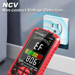 LinkMejor TS-60 Digital Multimeter 6000 Counts High Precision Rechargeable Battery Live Wire Detection AC/DC Voltage Current Measurement
