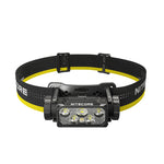 LinkMejor HC60 UHE Headlights USB-C Rechargeable 1600Lumens 6 x NiteLab UHE LEDs Headlamp Built-in 4000mAh Battery Headlamp