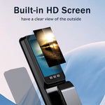 3D Face Recognition Fingerprint Door Lock Camera WiFi Smart Door Lock Tuya App Remote Unlock 4200mAh Battery