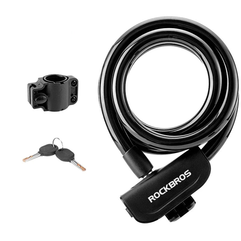 LinkMejor Bicycle Lock Portable Anti-theft Ring Lock with 2 Keys Safety Lock for MTB Bike Motorcycle