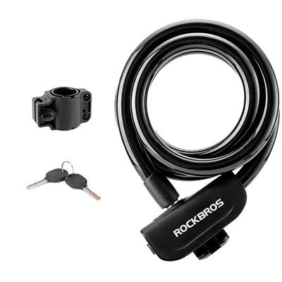 LinkMejor Bicycle Lock Portable Anti-theft Ring Lock with 2 Keys Safety Lock for MTB Bike Motorcycle