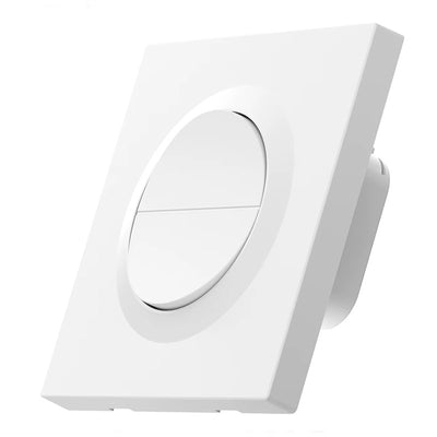 LinkMejor Orb-ZBW2 Zigbe 2-Gang Smart Wall Switch MINI-ZB2GS-E 2-Channel 16A Total Load Zigbe Router Signal Booster Detach Relay