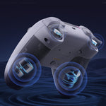 LinkMejor X05pro Tri-mode Gaming Controller with Dual Hall Triggers RGB Effects Joystick Gamepad Four-zone Vibration Feedback 1KHz Polling Rate 1000mAh Video Game Controller