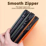 LinkMejor 0.15L Portable Mini Cycling Phone Bag Lightweight Smooth Zipper Coin Purse Wallet Partitioned Storage Pack