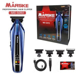 LinkMejor MS-5093 Professional Hair Clipper 7000RPM High Speed 2000mAh Long Battery Multi Guide Combs Cordless Rechargeable Hair Trimmer with LED Digital Display for Home Salon Use