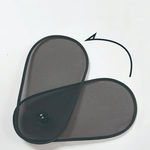 No Block View Car Side Window Sunshade Adjustable Foldable Heat Insulation Anti-glare Side Window Shade