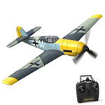 LinkMejor BF109 V2 2.4GHz 4CH 400mm Wingspan 6-Axis One-Key U-Turn Aerobatic Xpilot Stabilization System EPP Mini RC Airplane BNF/RTF for Beginner