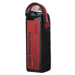 LinkMejor Power 14.8V 6000mAh 100C 4S LiPo Battery T Plug for RC Car