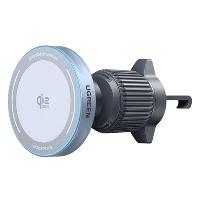 LinkMejor W758 25W Magnetic Wireless Charger Fast Wireless Charging Car Phone Holder 360° Rotation for Smart Phones for iPhone 12-17 Series