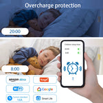 Tuya 16/20A Smart WiFi Switch EU Plug Intelligent Power Monitor Voice Control Timing Outlet Socket Support Alexa Google Home