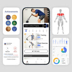 [USA Direct] HALYTUS Hookee Plus Smart Fitness Equipment 5-100 lbs Resistance 20 Levels Adjustable Resistance App Accurate Recording Training of Abdomen Hips Legs for Home Gym Workout