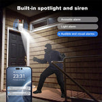 LinkMejor DH005 4MP Wireless Solar Security Camera PTZ AI Human Tracking Night Vision 5200mAh 2 Way Audio IP66 Waterproof Home Surveillance Cameras