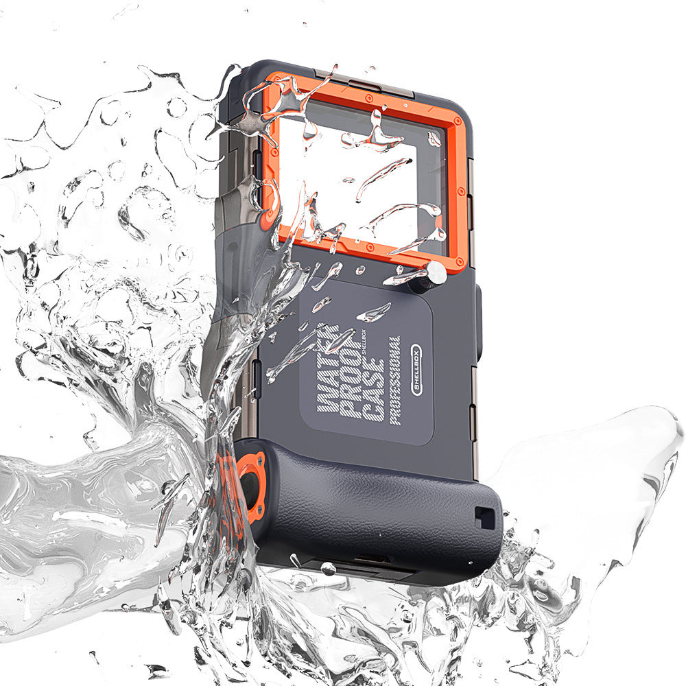 Shellbox Multicolor Waterproof Phone Case IP68 Standard 15M/50ft Diving/Swimming Photography Professional Diving Waterproof Mobile Phone Shell