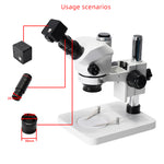 3Pcs HAYEAR 0.5X C Mount Microscope Adapter 30.5mm 30mm Electronic Eyepiece Reduction Lens 0.5X Microscope Relay Lens for Microscope CCD Camera
