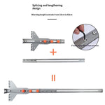 LinkMejor Router Circle Cutting Jig Trimmer Guide Rail Extendable To 831mm Stainless Steel Pulley Fence For Woodworking Slotting Arc And Edge Work