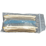 1390PCS 6 Kinds of Electronic Component Packages Resistor Electrolytic Capacitor LED Light-emitting Diode Triode Ceramic Chip Capacitor Package