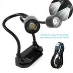 Dual Head LED Microscope Lamp Adjustable Brightness High Luminosity 60000LM for Soldering Industrial Microscopy Camera Lighting Energy Efficient Non-Flickering Light